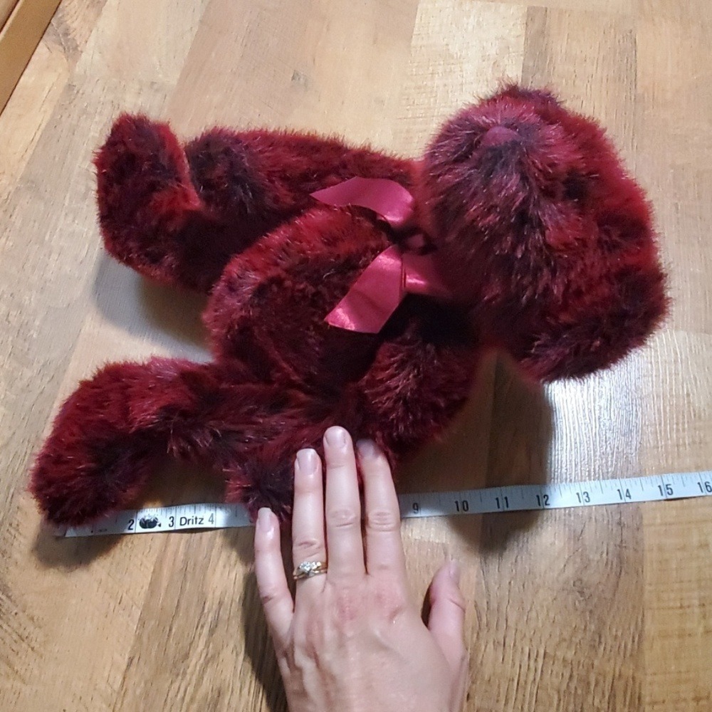 Russ Romanoff Red 14"‎ Teddy Bear - Picture 8 of 8